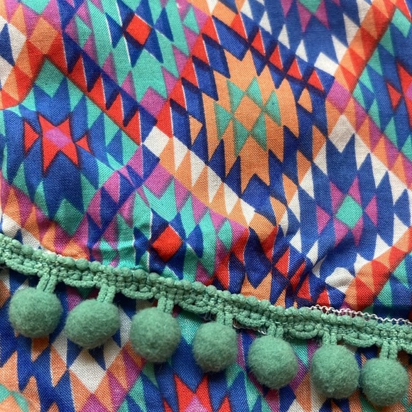 🎉 Vintage 70s inspired Confetti High wasted Pom Pom shorts, Size: L - Picture 14 of 17